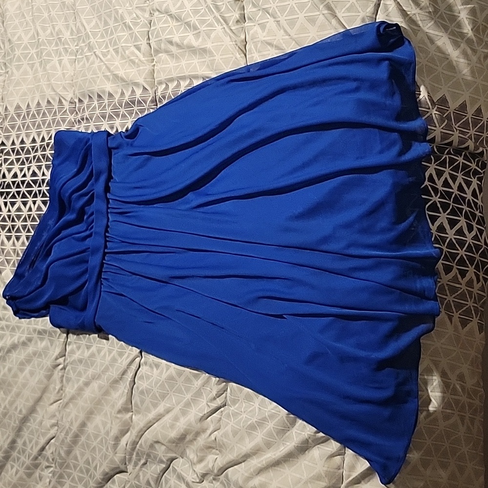 David's bridal one shoulder dress